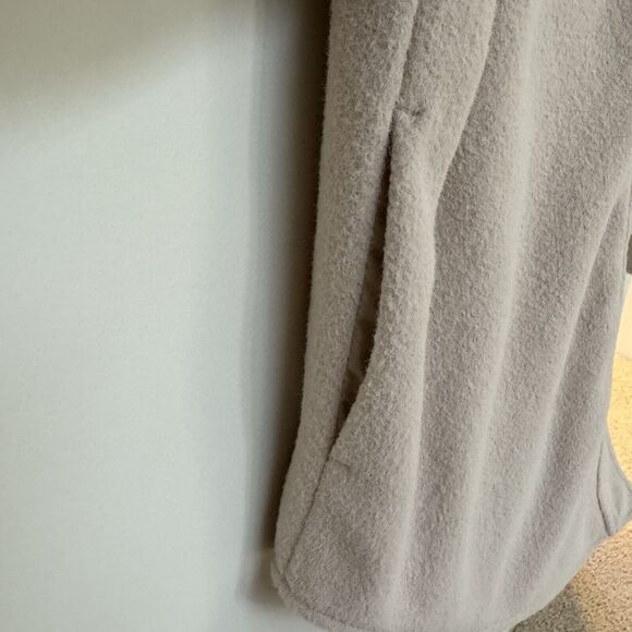 Joie Shacket Jacket Fleece Button Long Sleeve 4 Pockets Collared Women Large L - Picture 3 of 7